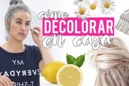 Cómo decolorar el cabello en casa