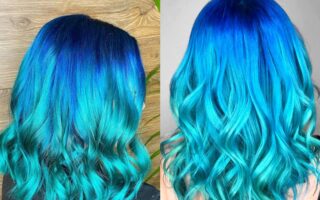 Cómo teñir el cabello de azul