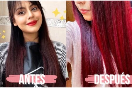 Cómo teñirte el cabello negro de rojo