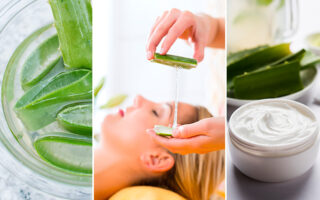 Mascarilla de Aloe Vera Para el Acné y eliminar Arrugas