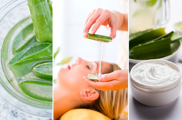 Mascarilla de Aloe Vera Para el Acné y eliminar Arrugas