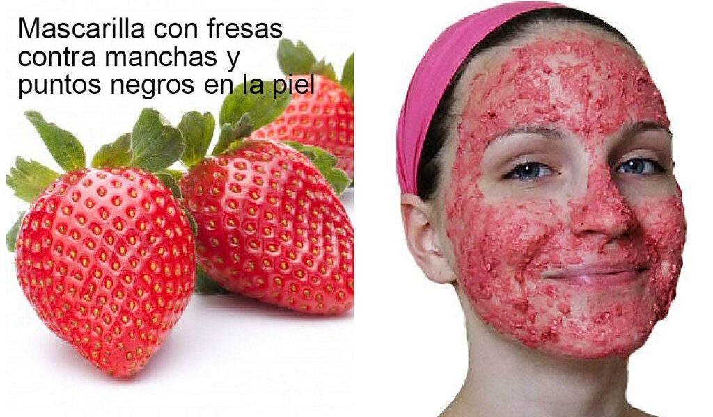 Mascarilla De Fresa Para El Acné y Las Arrugas