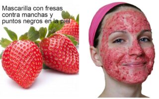 Mascarilla De Fresa Para El Acné y Las Arrugas